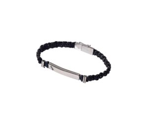 Pulseira NÓS em prata 950 banho ouro branco 18k