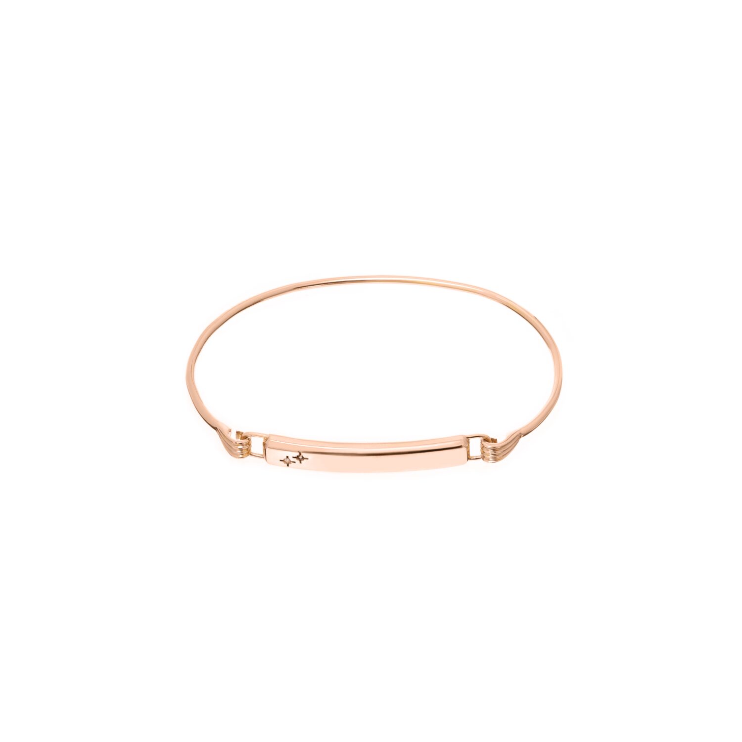 Pulseira Kika em ouro rose 18k e Diamantes