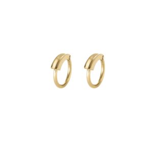 Argola Basic em ouro amarelo 18k
